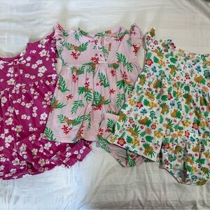 Tucker + Tate Kids Dresses - Pink, Purple, White (3 dress sets)